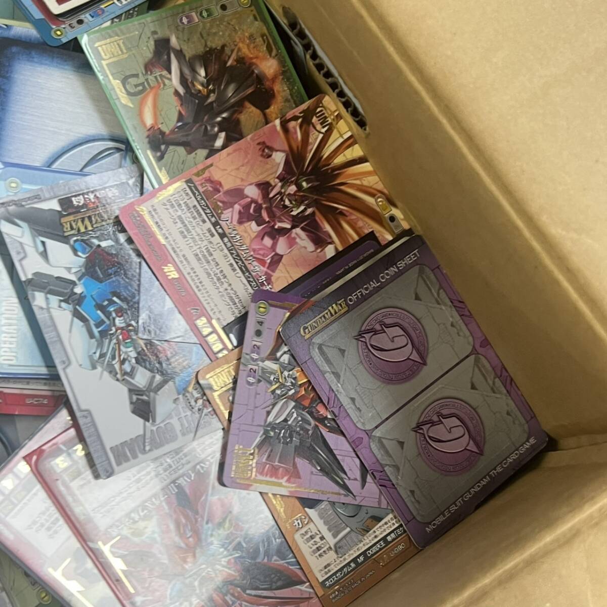 1円スタート! ③ 引退品 プレイ用 TCG ガンダムウォー GUNDAM WAR 大量 約12Kg まとめ売り 未検品 現状品 未仕分け 混在 管理:D下段_画像6