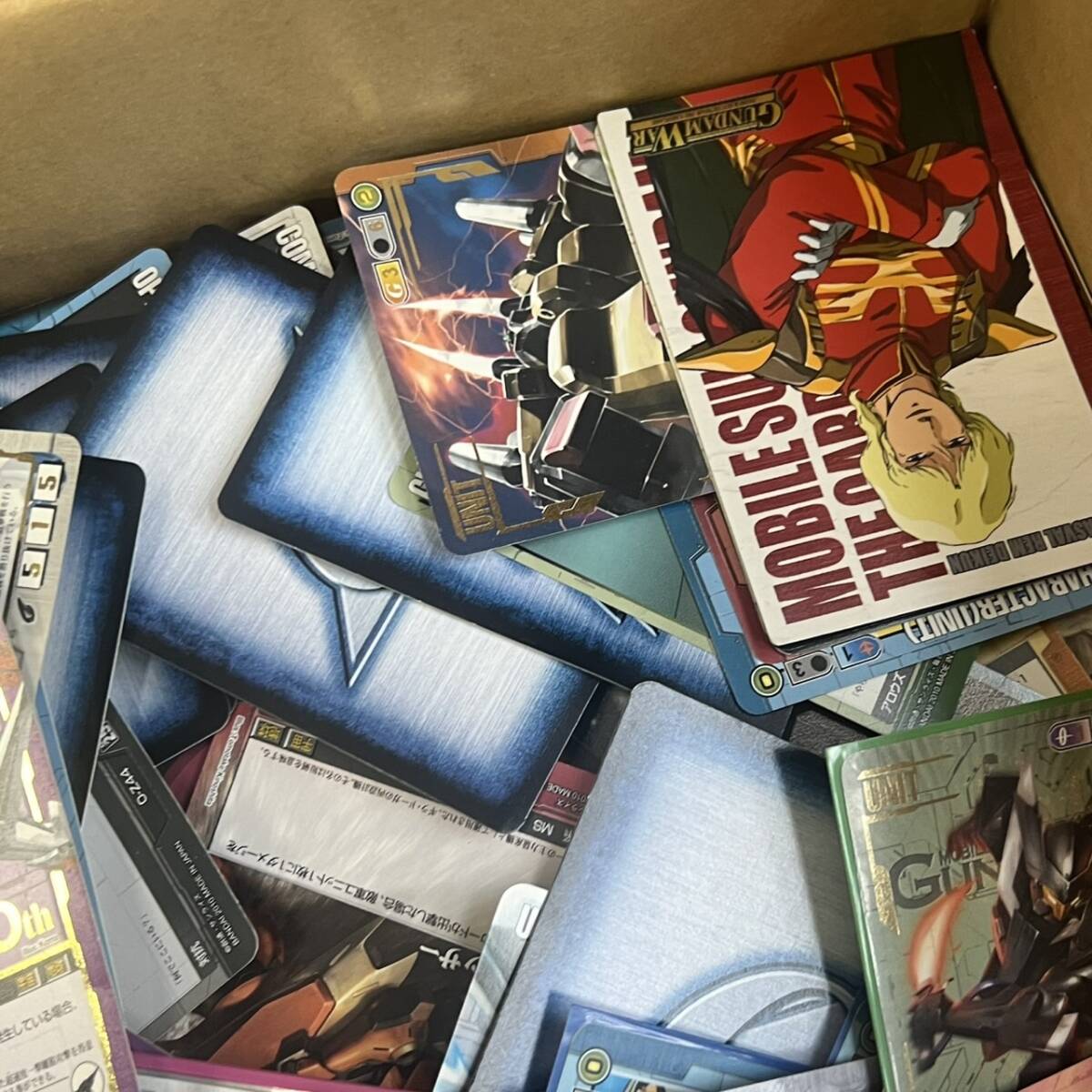 1円スタート! ③ 引退品 プレイ用 TCG ガンダムウォー GUNDAM WAR 大量 約12Kg まとめ売り 未検品 現状品 未仕分け 混在 管理:D下段_画像5