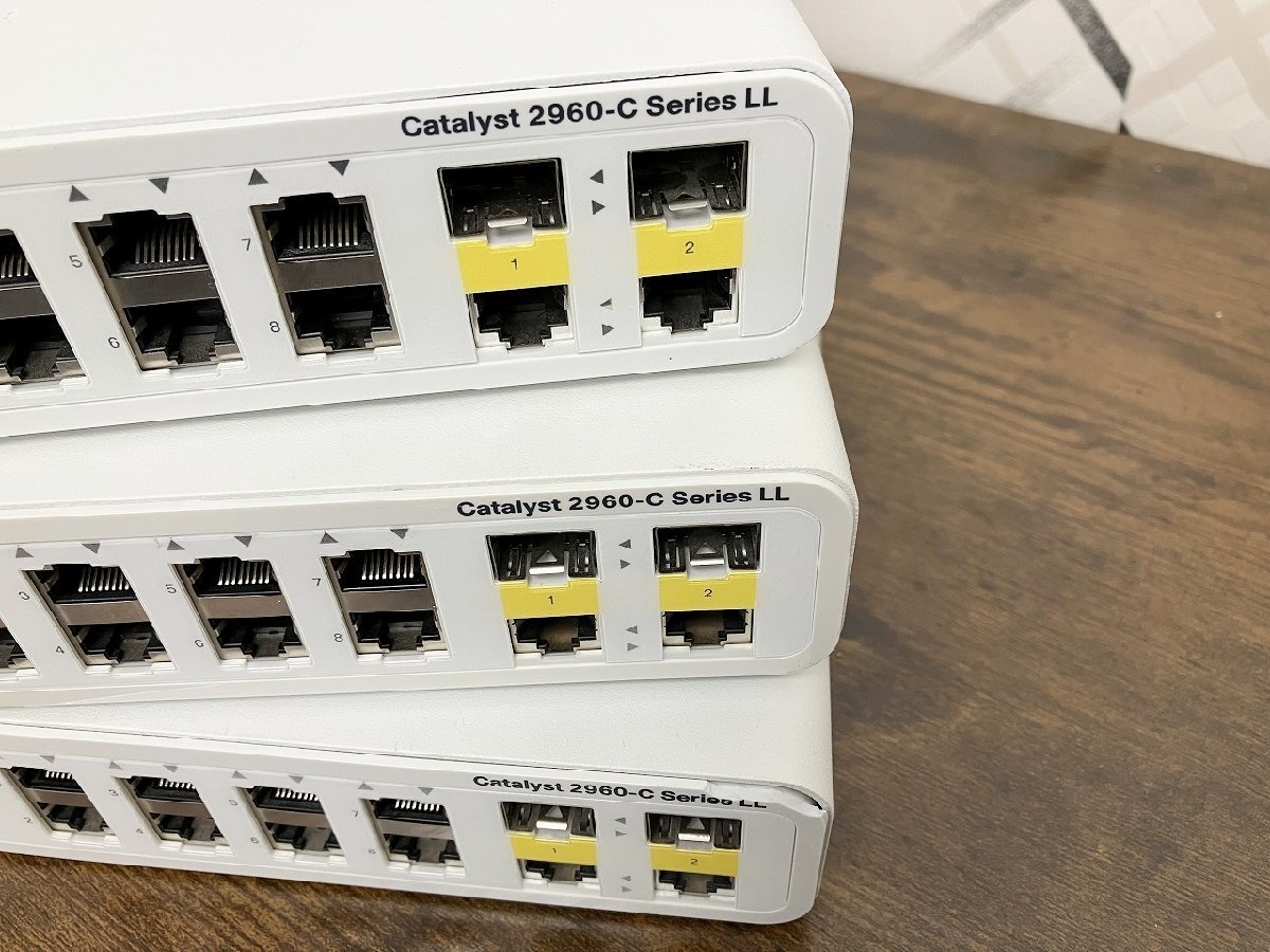 【埼玉発送】【初期化済】【起動のみ確認済】【7台セット】Cisco / Catalyst 2960-C Series LL / スイッチ / WS-C2960C-8TC-S_画像9