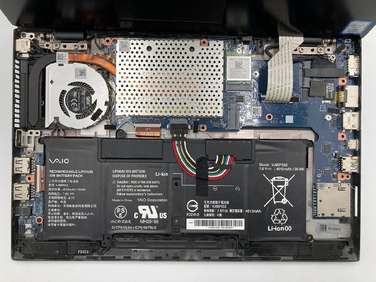 【大分発送】【ジャンク品】SONY / VAIO Pro PJ / VJPJ11C11N / Core i7-8 / 通電不可 /ノートパソコン /中古品_画像6