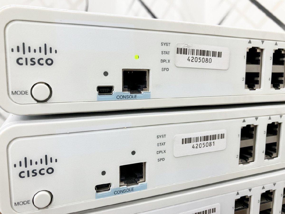 【埼玉発送】【初期化済】【起動のみ確認済】【8台セット】Cisco / Catalyst 2960-C Series LL / スイッチ / WS-C2960C-8TC-S_画像2