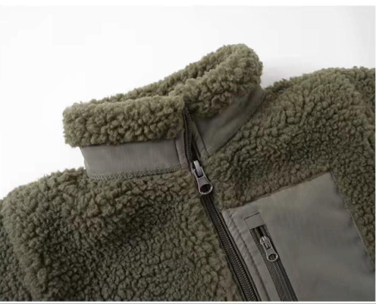 西松屋在庫1点 ボアジャケット もこもこ 暖かい アウター 150cm_画像7