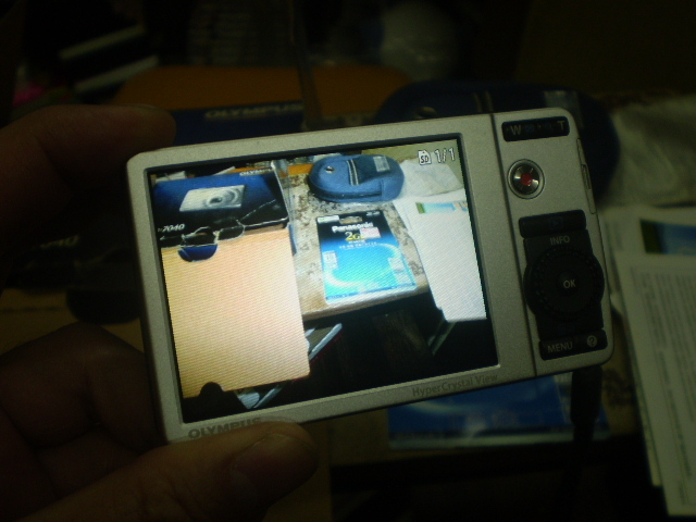 OLYMPUS компактный цифровой фотоаппарат μ7040 голубой 