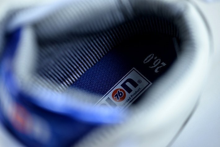  безопасная обувь мужской спортивные туфли мужской бренд сталь металлический . сердцевина IS стандарт S класс соответствует 76Lubricantsnanarok3041 белый / голубой 27.0cm новый товар /