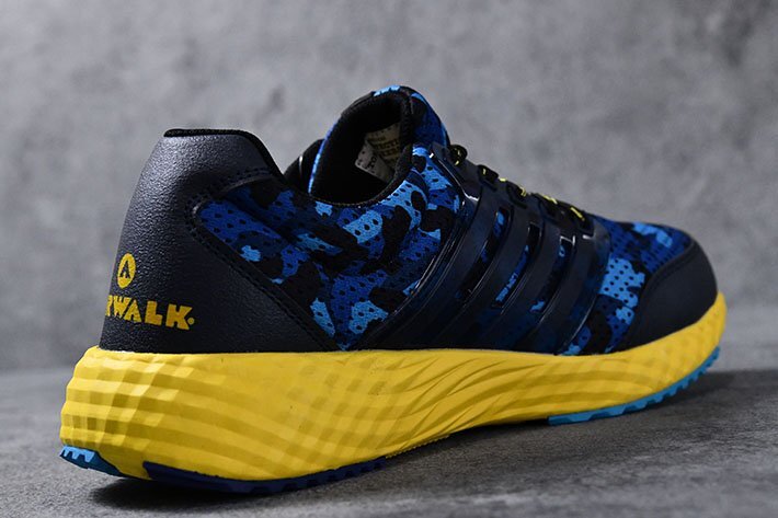  безопасная обувь спортивные туфли воздушный walk AIR WALK мужской безопасность обувь полимер . сердцевина легкий рабочая обувь AW-890 голубой камуфляж 25.5cm / новый товар 