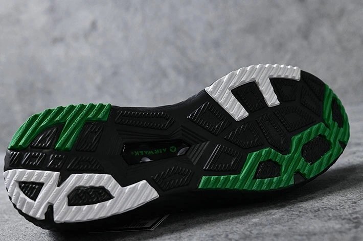 AIR WALK безопасная обувь спортивные туфли воздушный walk AW-920 мужской полимер . сердцевина легкий ударная абсорбция уменьшение рабочая обувь AW-920 зеленый 27.0cm / новый товар 