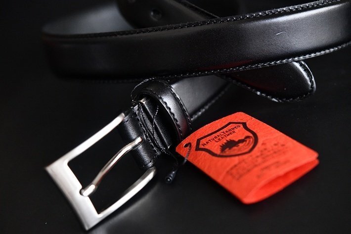 [ Tochigi кожа сделано в Японии ] есть перевод ремень бизнес ремень мужской натуральная кожа натуральная кожа кожа MADE IN JAPAN подарок подарок ACRHT020 черный новый товар /