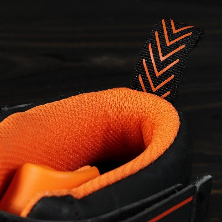  безопасная обувь воздушный walk мужской стрейч блокировка AIR WALK рабочая обувь широкий легкий ударная абсорбция выдерживающий скользить AW-940 orange 27.0cm / новый товар 1 иен старт 