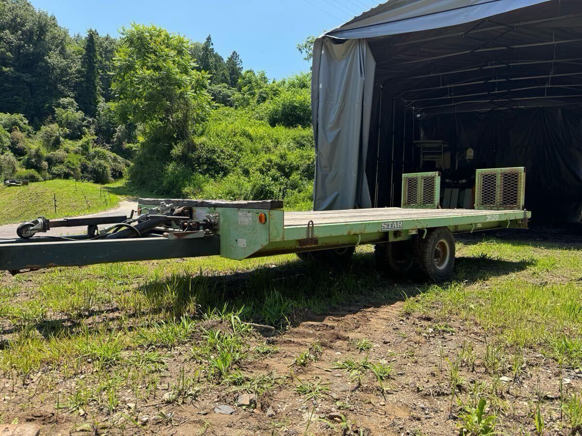 スター農機（株）TMT3520 コンバイントレーラー 最大積載量3500kg_画像1