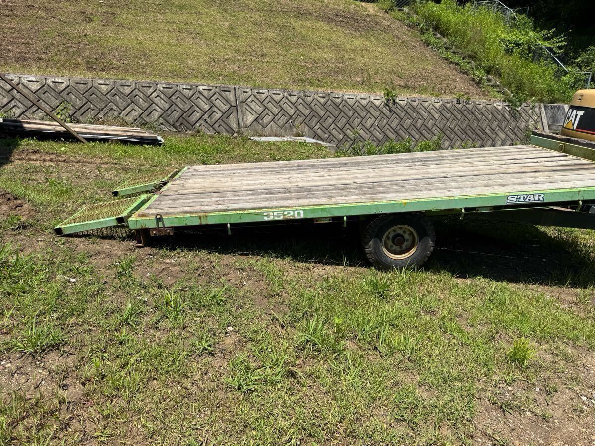スター農機（株）TMT3520 コンバイントレーラー 最大積載量3500kg_画像7