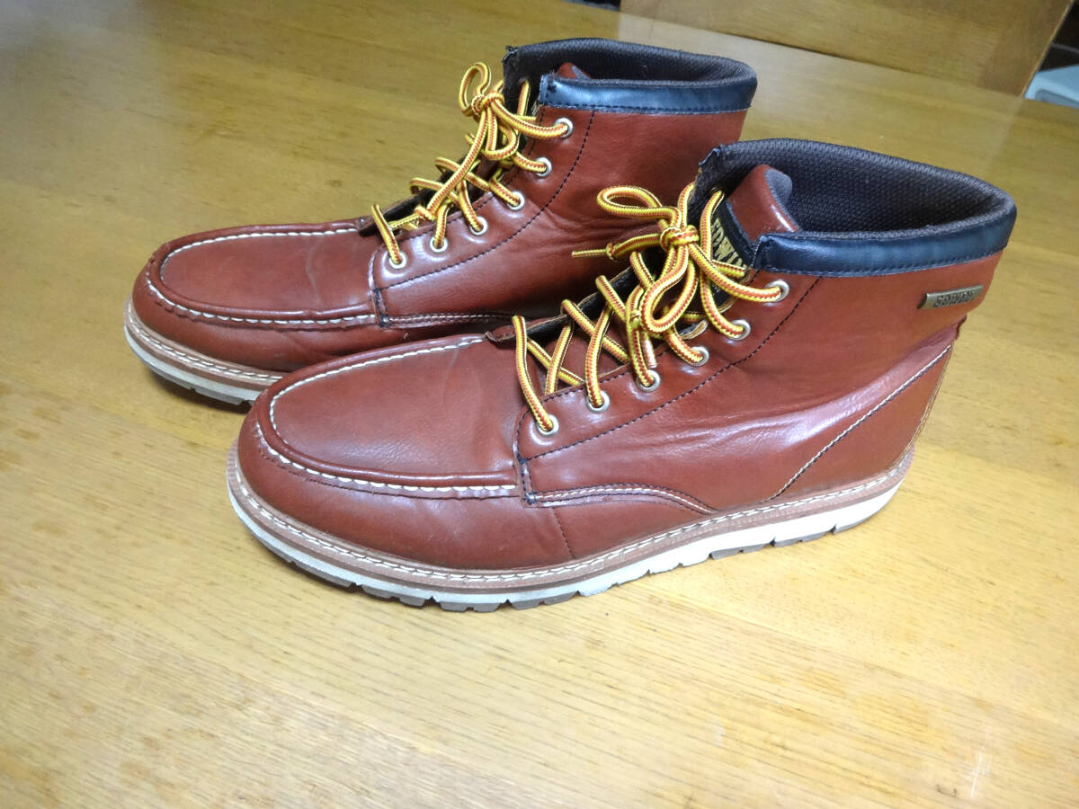 EDWIエドウイン 9807ワークブーツ ブラウン USED _画像3