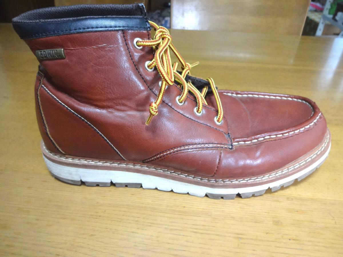EDWIエドウイン 9807ワークブーツ ブラウン USED _画像5