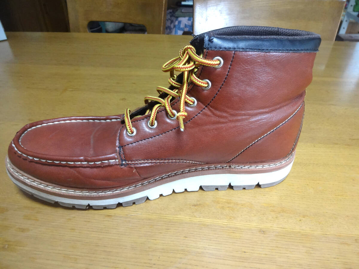 EDWIエドウイン 9807ワークブーツ ブラウン USED _画像6