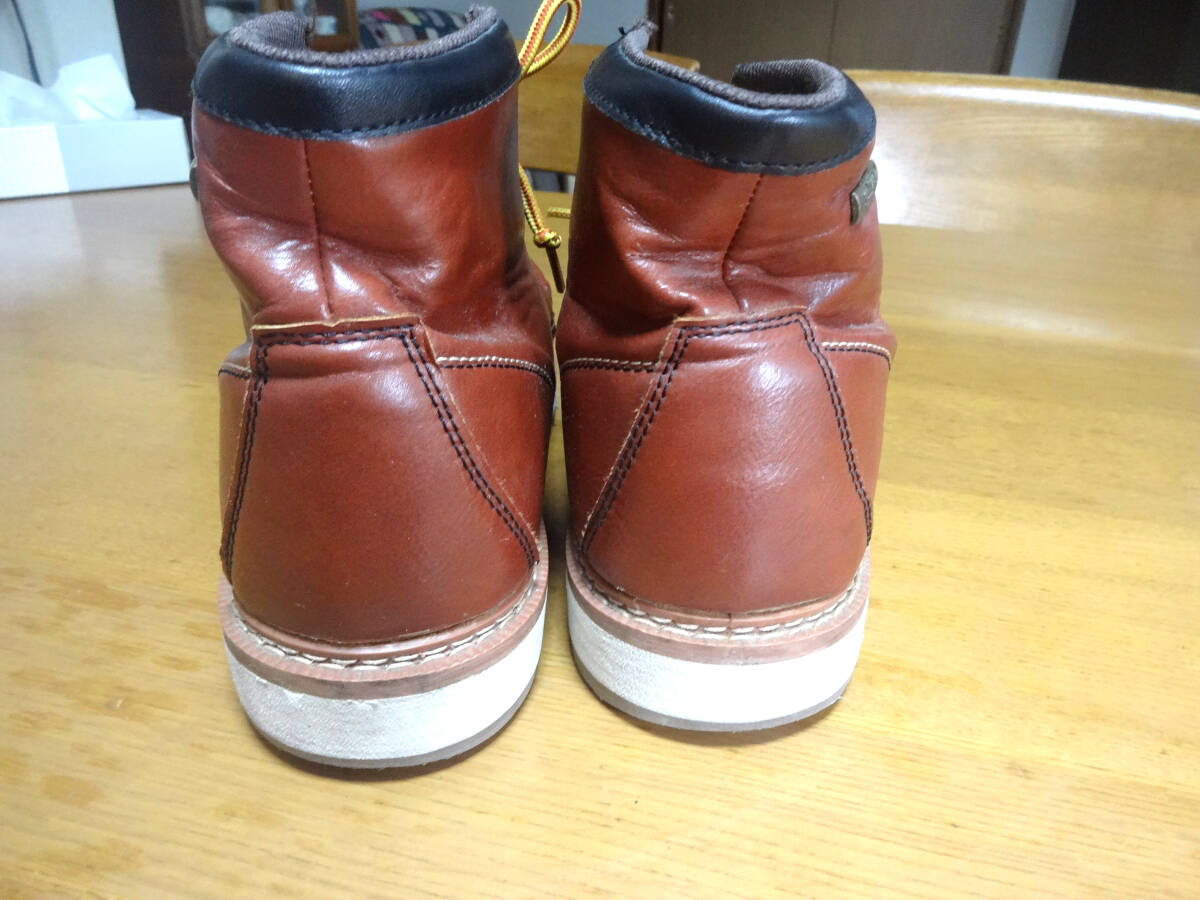 EDWIエドウイン 9807ワークブーツ ブラウン USED _画像8