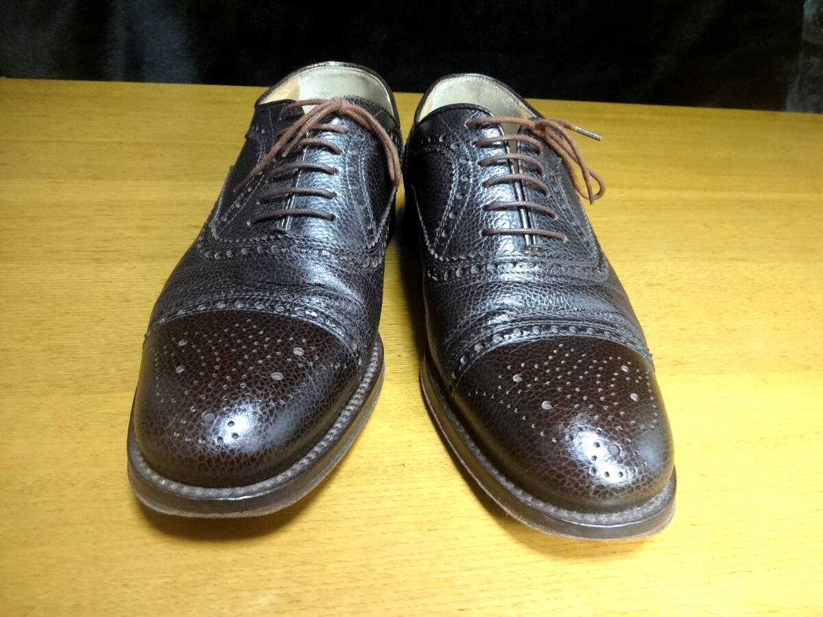 イタリア　ＤＵＴＥＭ製　ビジネスシューズ　２５ｃｍあずき色　ＵＳＥＤ_画像1