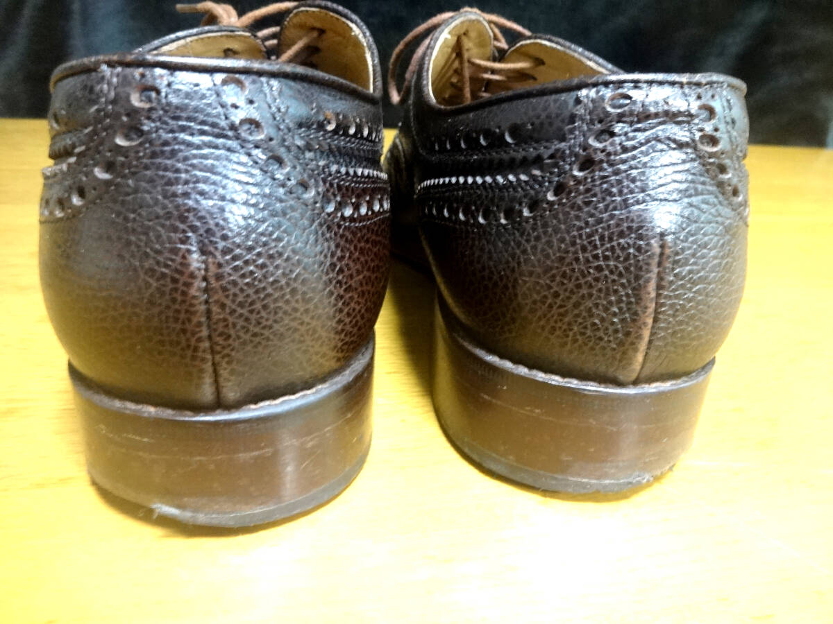 イタリア　ＤＵＴＥＭ製　ビジネスシューズ　２５ｃｍあずき色　ＵＳＥＤ_画像4