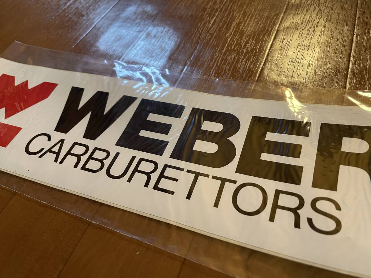 【送料込み】【大きい】【レア】　ウェーバーキャブレター　ステッカー デカール WEBER CABURETTORS_画像5
