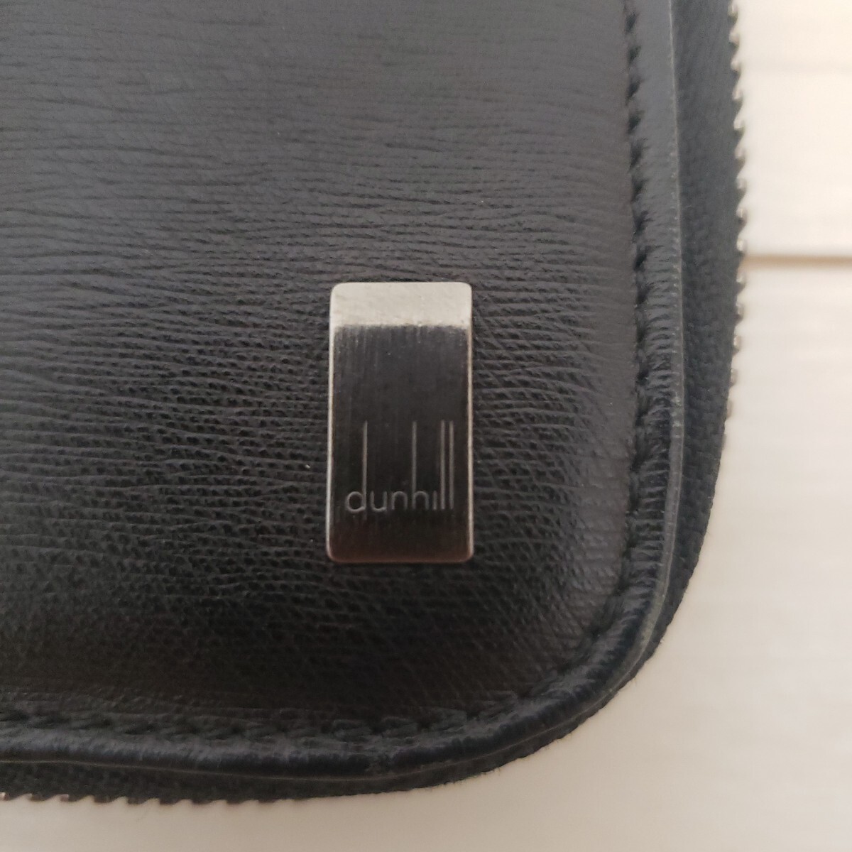 dunhill財布 ラウンドファスナー ブラック_画像2