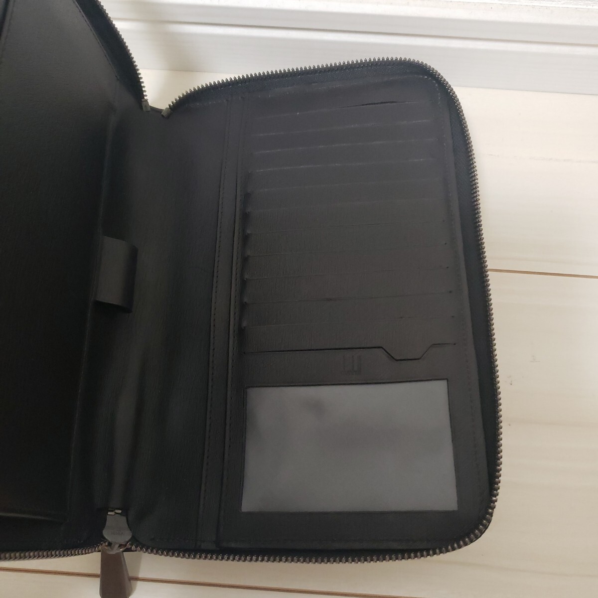 dunhill財布 ラウンドファスナー ブラック_画像9