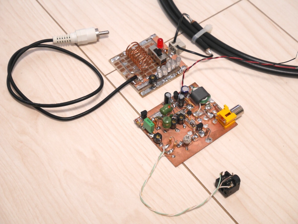 AMトランスミッター AMトランスミッタ AMワイヤレスマイク ループアンテナ式_画像3