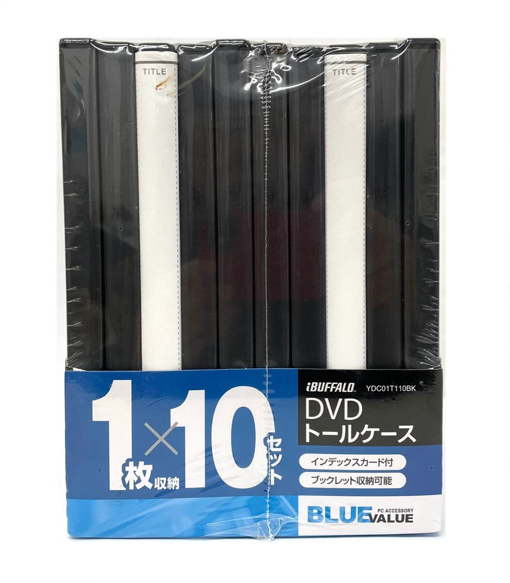 * нераспечатанный / не использовался хранение товар *iBUFFALO YDC01T110BK DVD высокий кейс 1 шт. входит ×10 комплект 