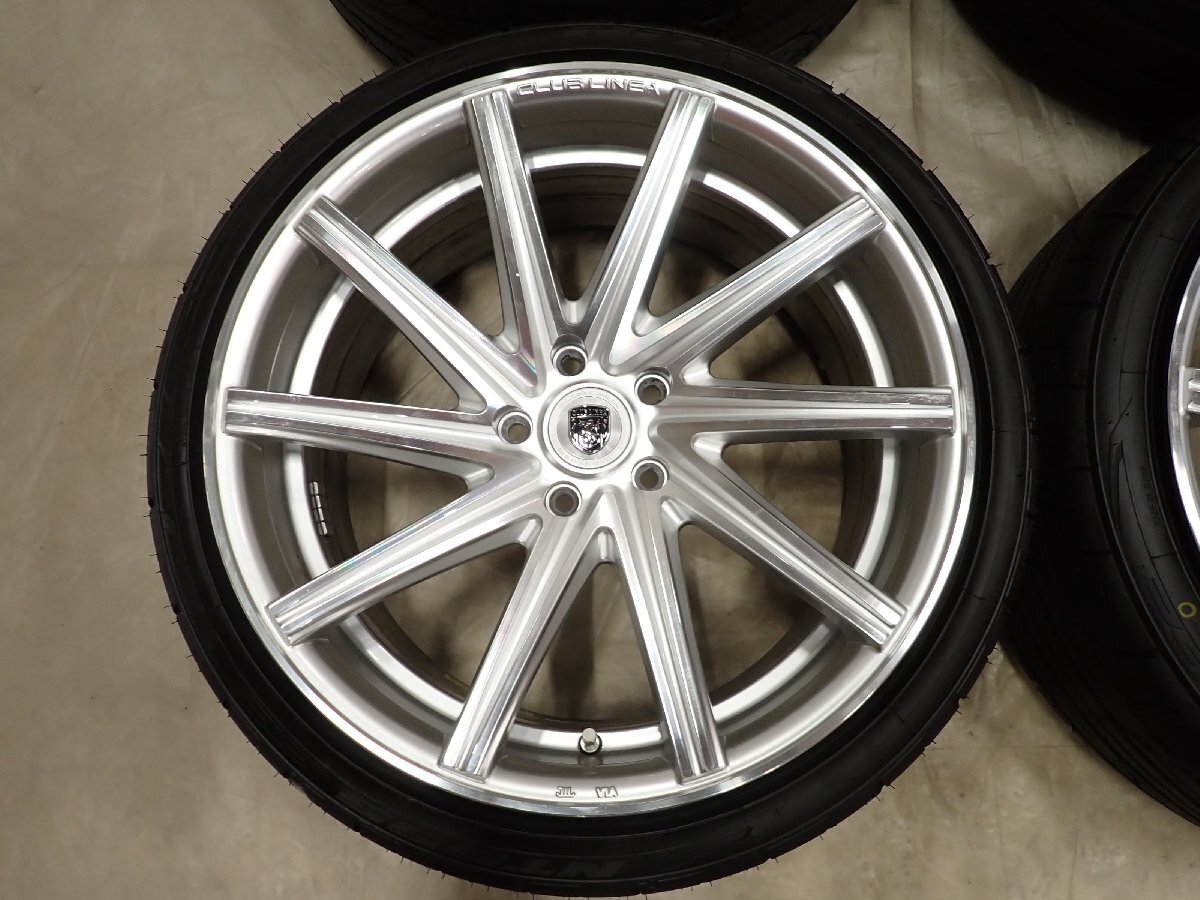 夏4本新品 25年製 会社宛送料無料 245/35R20×9.5J 95Y NITTO NT555 CLUB LINEA ROSSI FF アルミ レクサス LS アルファード 40系 NO,F8049_画像6