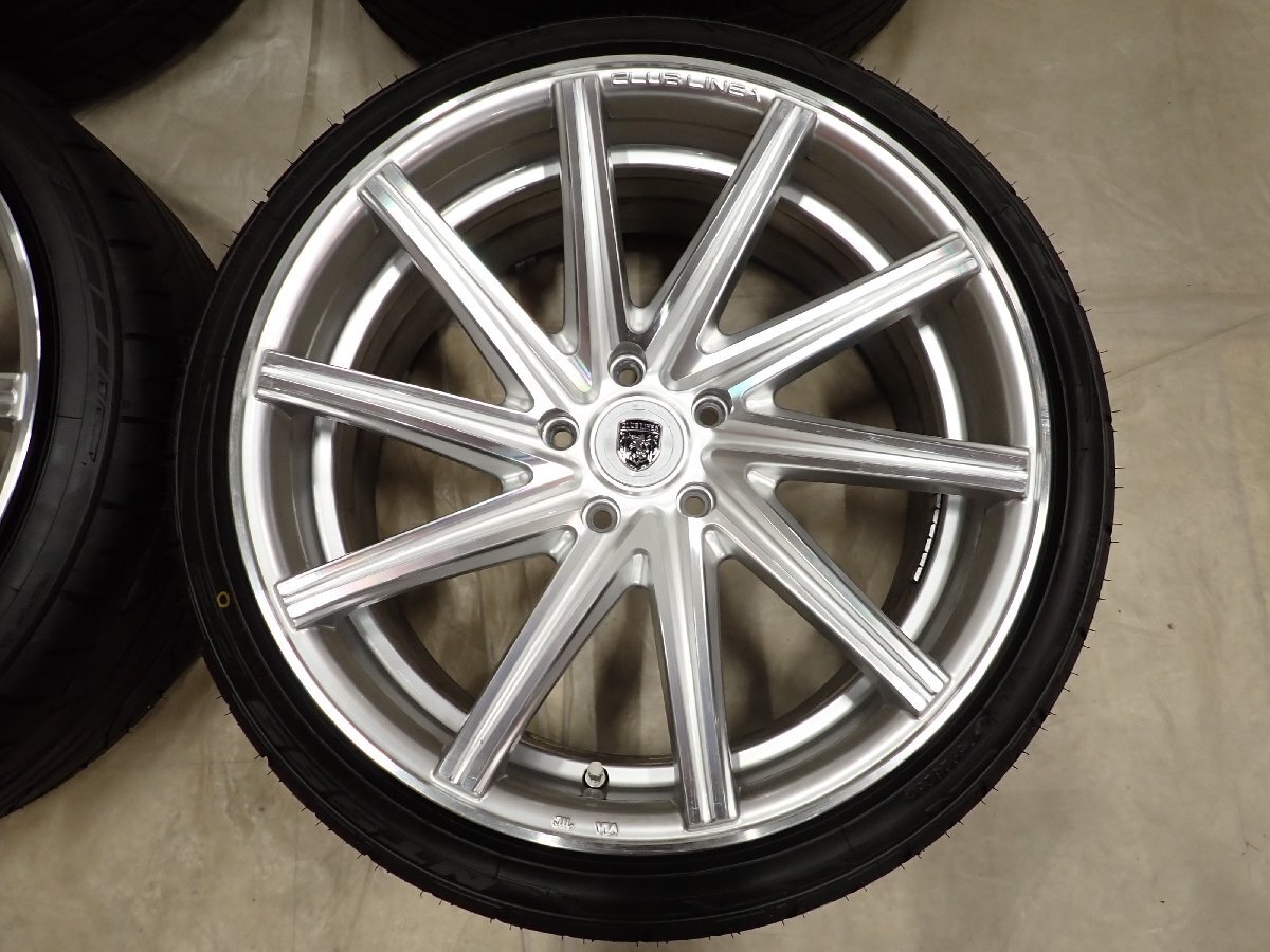 夏4本新品 25年製 会社宛送料無料 245/35R20×9.5J 95Y NITTO NT555 CLUB LINEA ROSSI FF アルミ レクサス LS アルファード 40系 NO,F8049_画像7