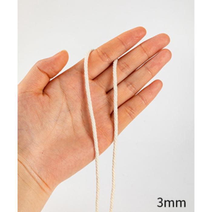 マクラメ紐 3mm x10m マクラメ糸 綿_画像3