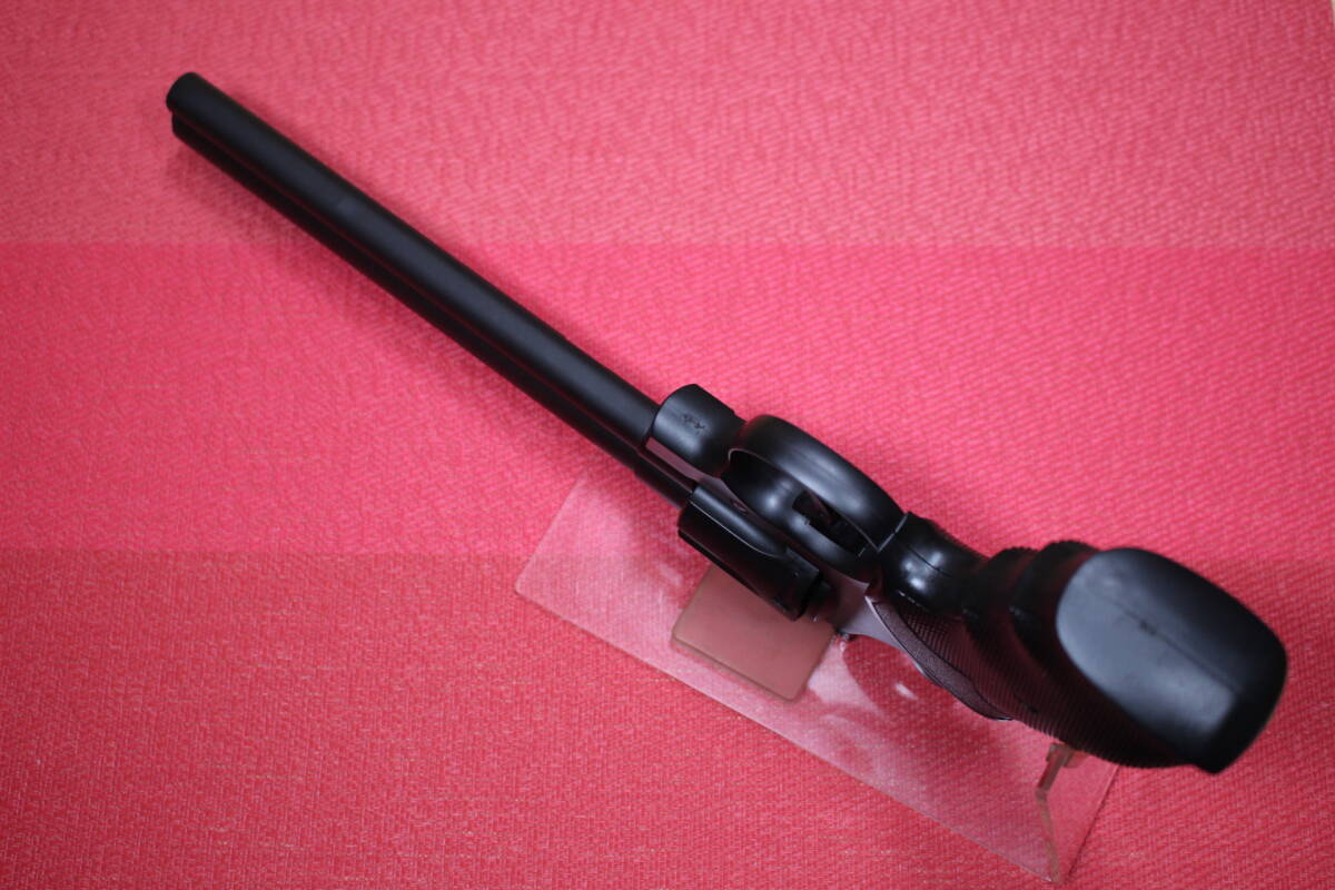 クラウンモデル 薬莢型メタルカートリッジ6発 コルト パイソン 8インチ ハンター マットブラック エアリボルバー エアガン エアコキ_画像9