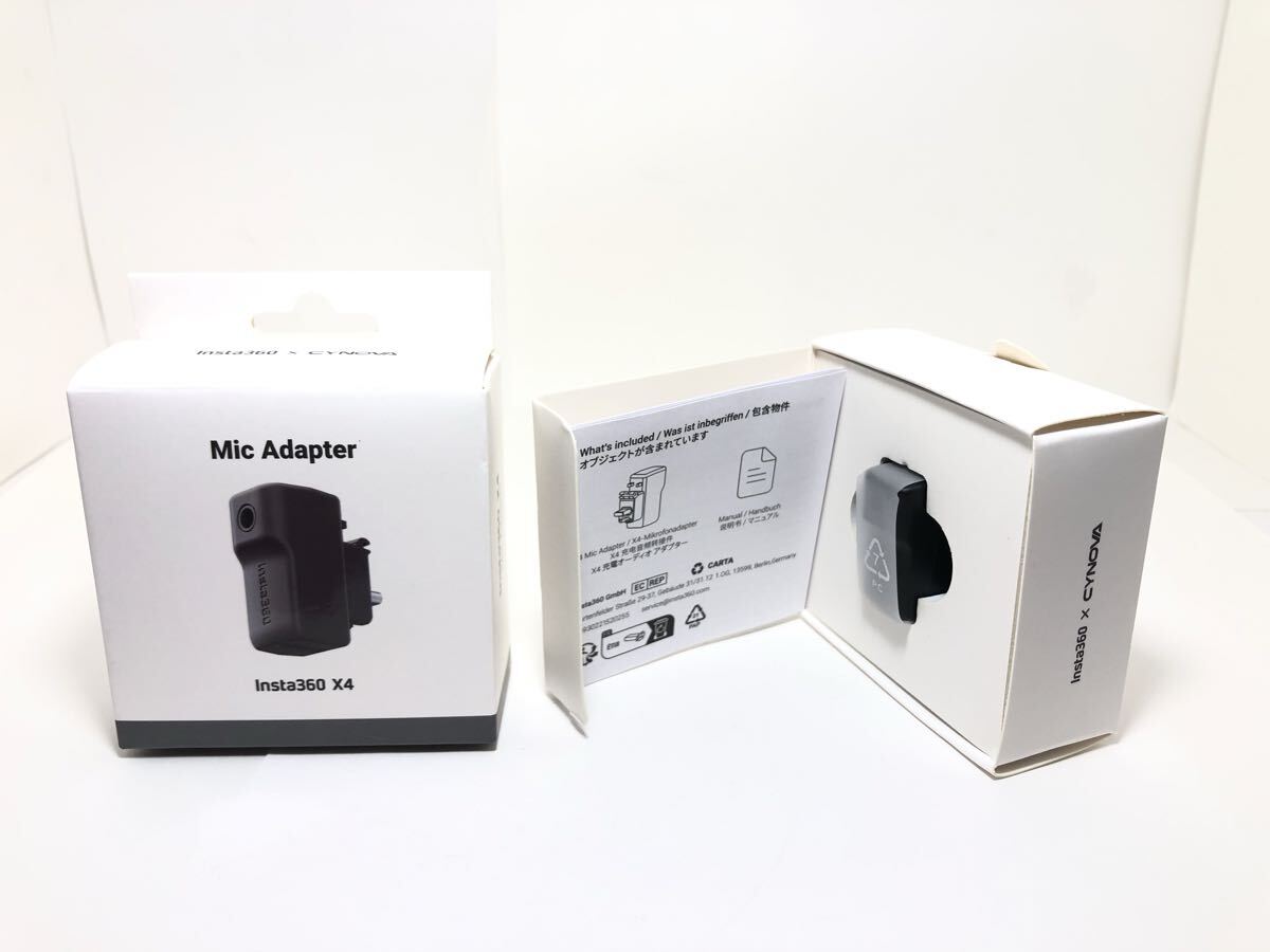 #0【新品同様】Insta360 X4 マイクアダプター_画像1