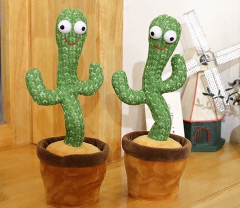 ダンシングサボテン　踊る　歌う　モノマネ　電池式おもちゃ　アミューズメント_画像3