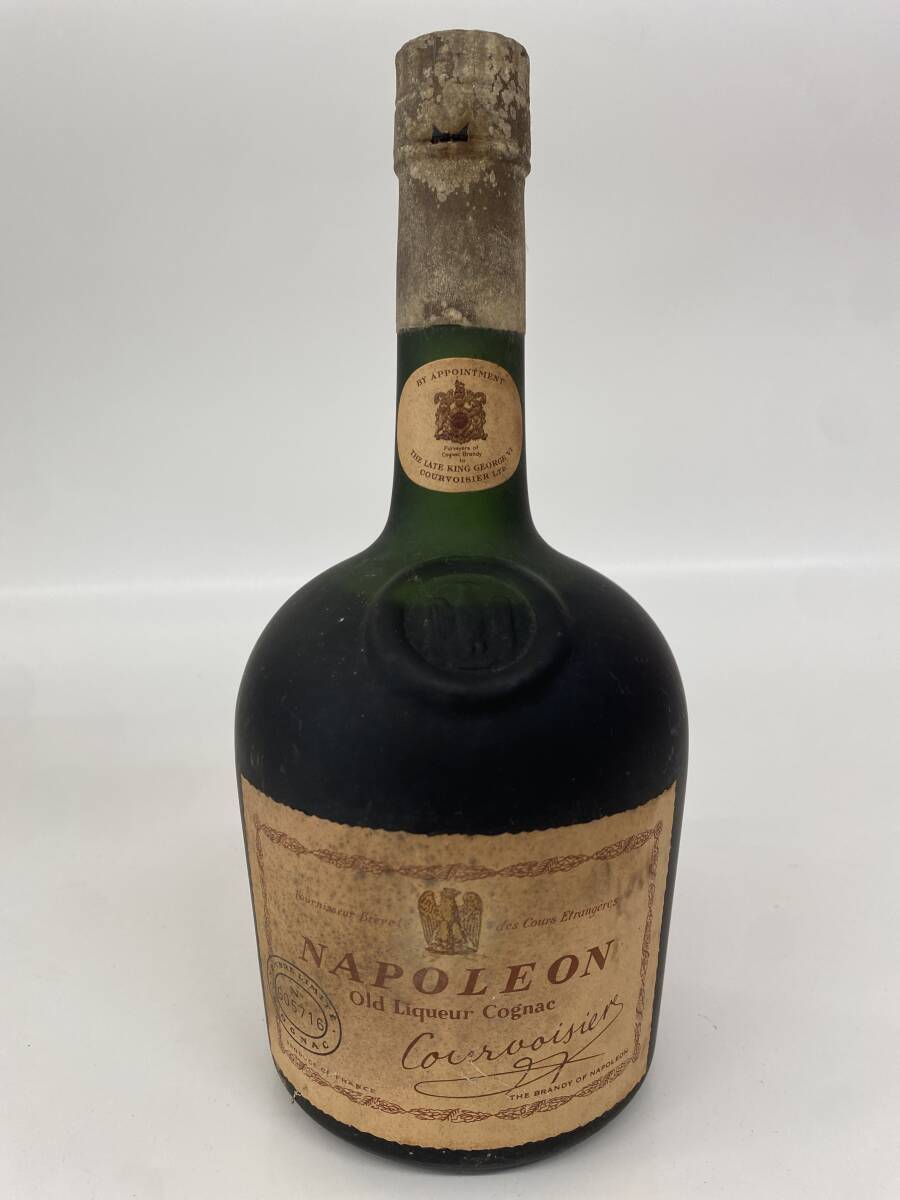 G7/1円〜 COURVOISIER NAPOLEON COGNAC クルボアジェ ナポレオン コニャック ブランデー 容量度数未記載 未開栓_画像1