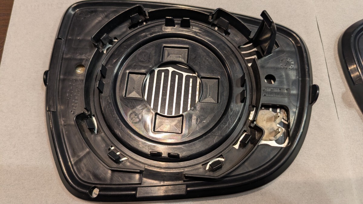 美品送料込み スズキ純正 ハイドロフィリックドアミラー 99000-990C5-HB2 アルト アルトワークス ハスラー HA37S HA97S HA36S MR31S MR41S_画像5