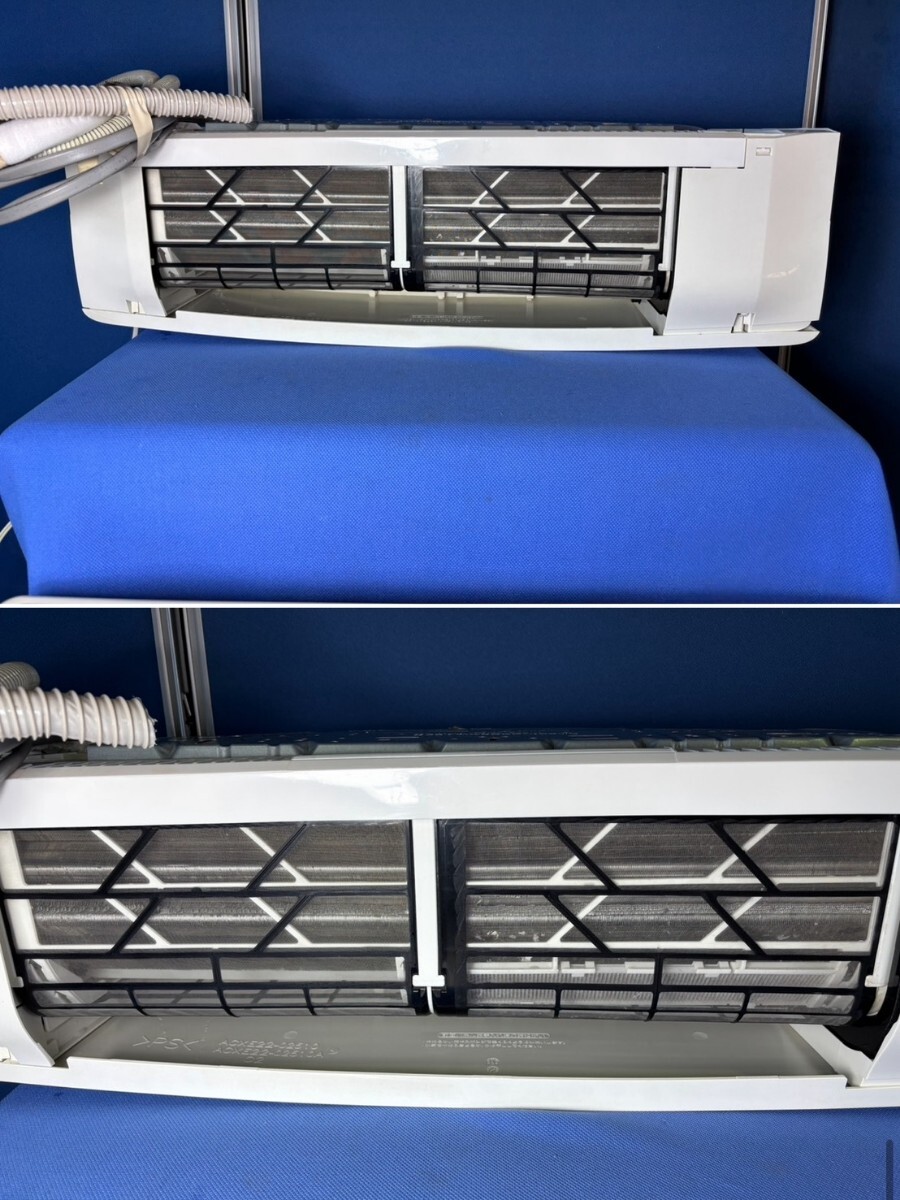 838☆【引き取り限定】【美品】Panasonic ルームエアコン/エオリア/ナノイーX/CS-250DEXE8/2020年/2.5kw/中古/主に8畳用_画像5