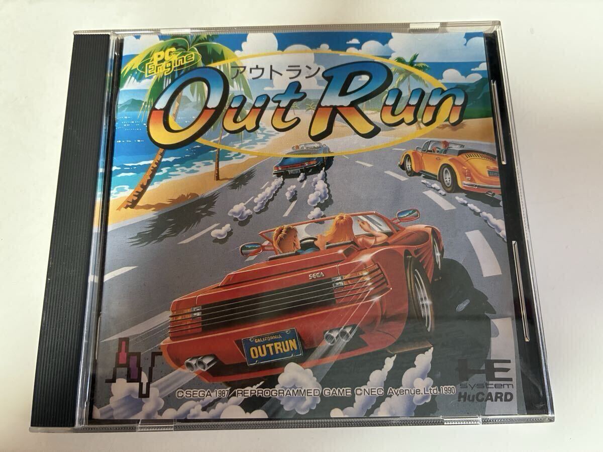 PCエンジン アウトラン HuCARD_画像1