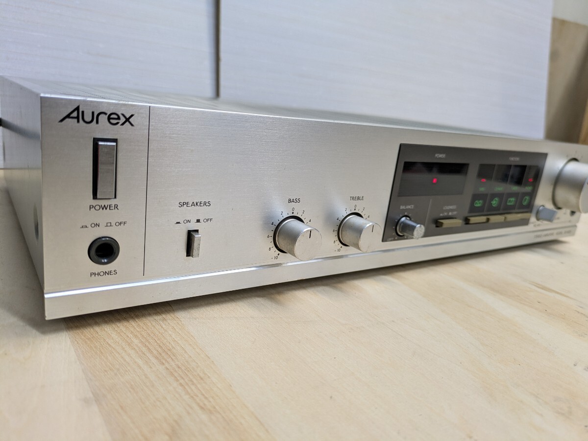 オーレックスプリメインアンプSB-M20音出し可ジャンク現状品_画像3