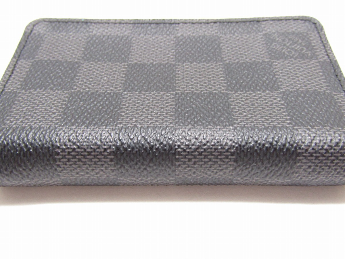 状態良好 LOUIS VUITTON ルイヴィトン ジッピーコインパース N63076 グラフィット 小銭入れ メンズ_画像4