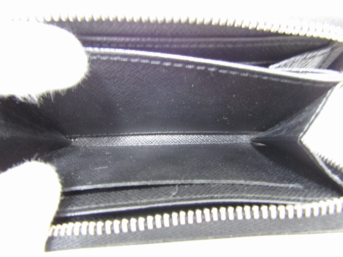状態良好 LOUIS VUITTON ルイヴィトン ジッピーコインパース N63076 グラフィット 小銭入れ メンズ_画像9
