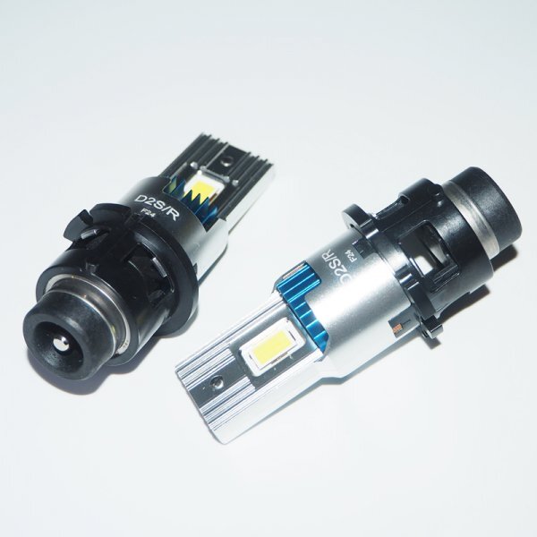 フーガ Y50 Y51 シーマ F50 HGY51 純正HID交換用 D2S 新型 LEDヘッドライト バルブ 無加工 明るさ光量UP_画像3