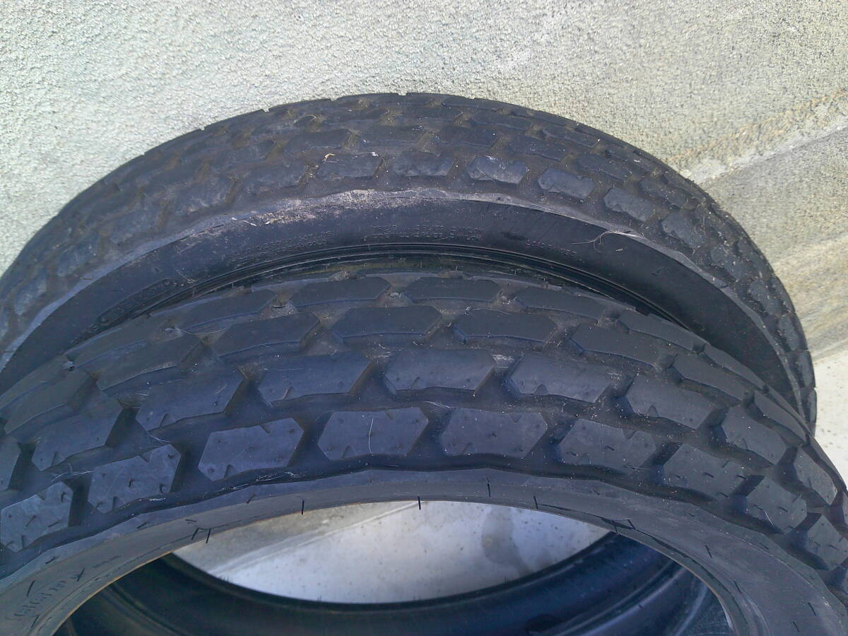 ダンロップ、K180,130/80-18,10/90-19,中古_画像4