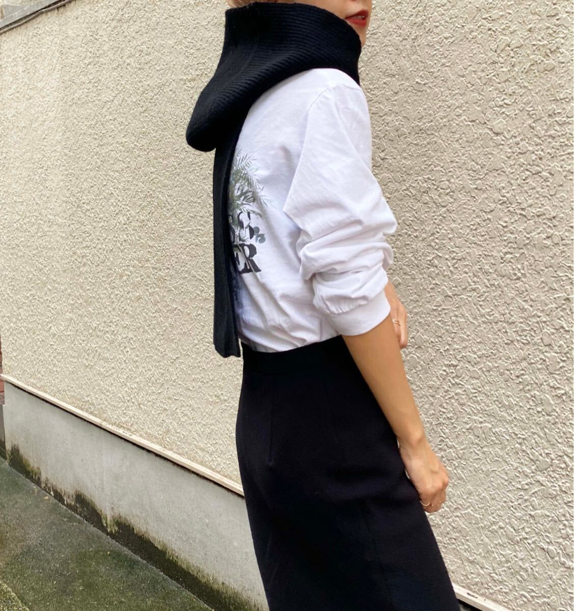Ameri 新品 KNIT HOODIE APRON VEST ベスト ニット フーディー エプロンベスト Ameri VINTAGE_画像4