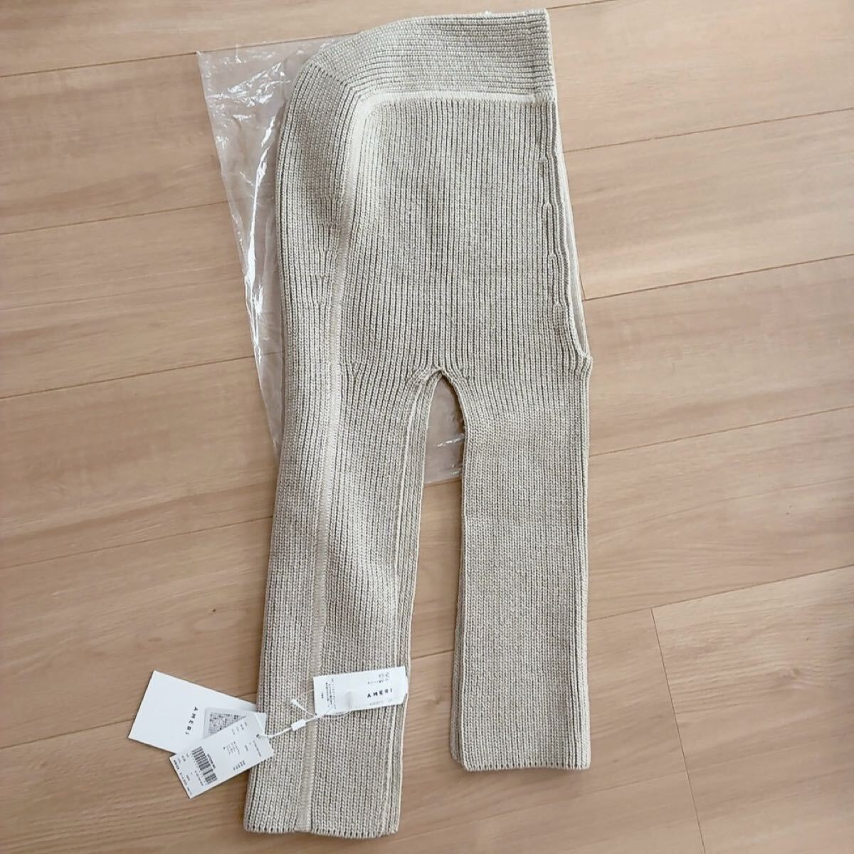 Ameri 新品 KNIT HOODIE APRON VEST ベスト ニット フーディー エプロンベスト Ameri VINTAGE_画像7