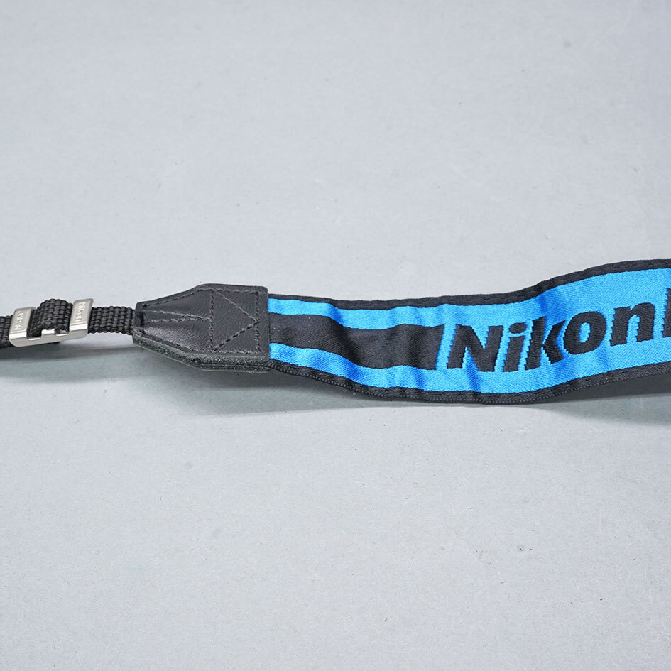 【60】 Nikon ニコン ストラップ 青色_画像2