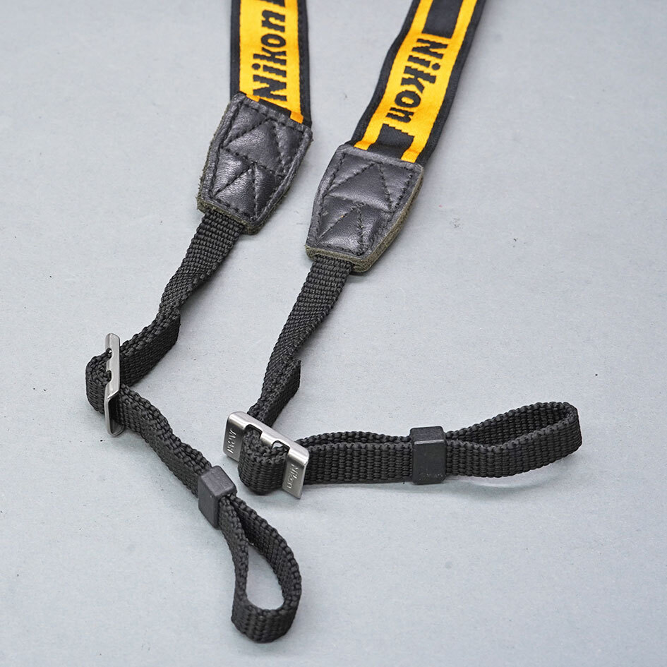 【60】Nikon ニコン ストラップ 黄色　イエロー_画像6