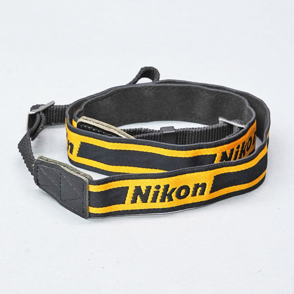 【60】Nikon ニコン ストラップ 黄色　イエロー_画像1