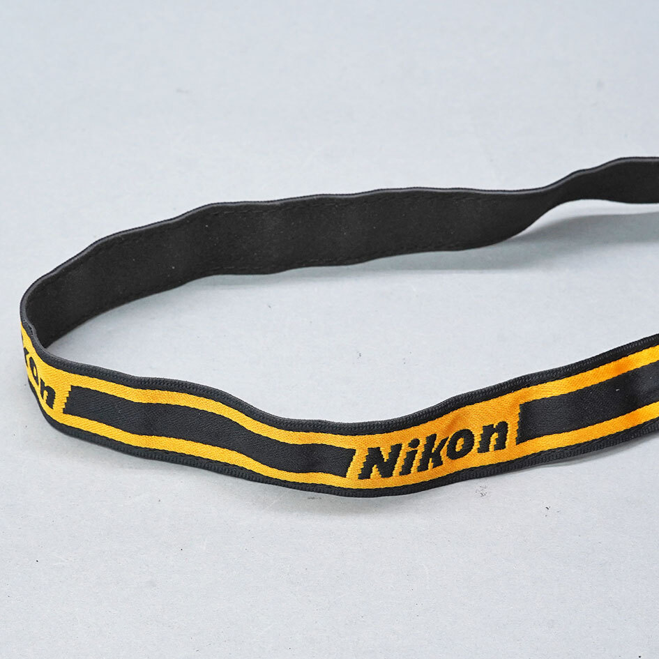 【60】Nikon ニコン ストラップ 黄色　イエロー_画像9