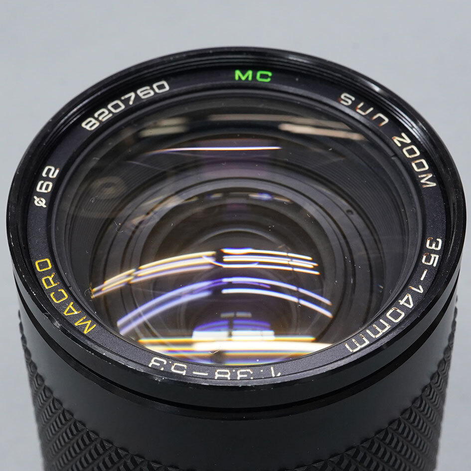 【55】MC SUN ZOOM 35-140 F3.8-5.3 MACRO オリンパスOM マウント_画像9