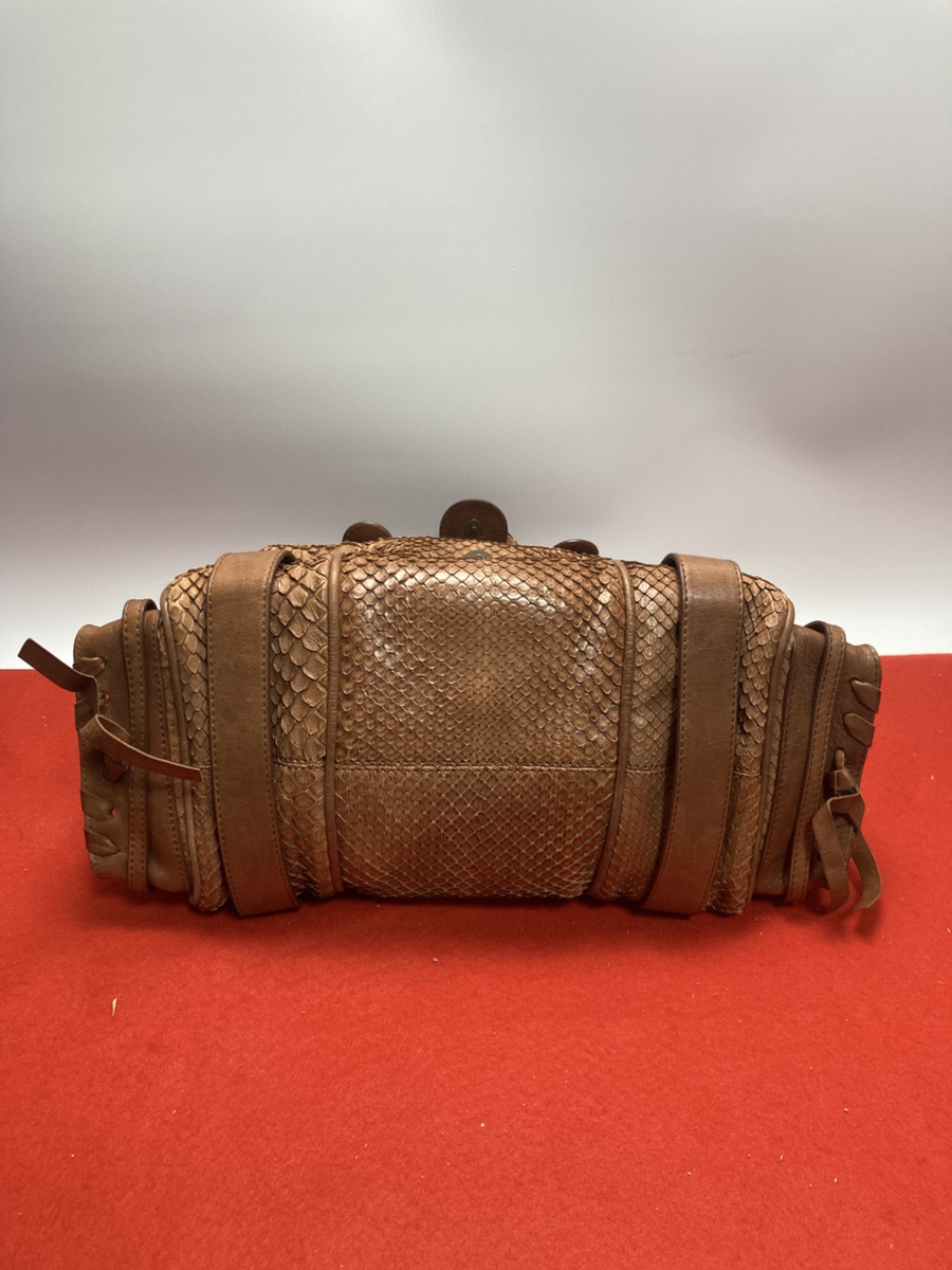 Chloe シルベラード クロエ クロコレザー クロコ革 ショルダーバッグ ブラウン 茶色_画像5