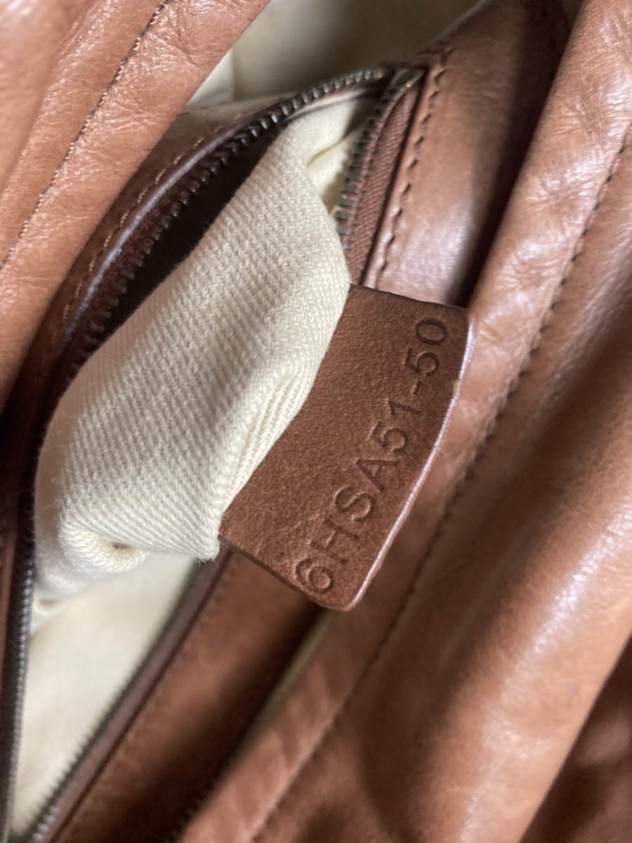 Chloe シルベラード クロエ クロコレザー クロコ革 ショルダーバッグ ブラウン 茶色_画像8