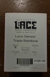 LACE ( レース ) / Triple Rainbow Set Black 未使用品 箱などすべて付属 _画像4